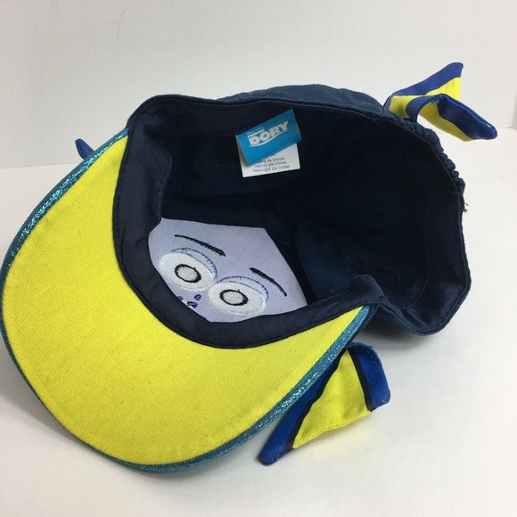 Disney Finding Dory Fish Baseball Hat Cap Blue Toddler Kids Children Shiny New - Picture 8 of 12